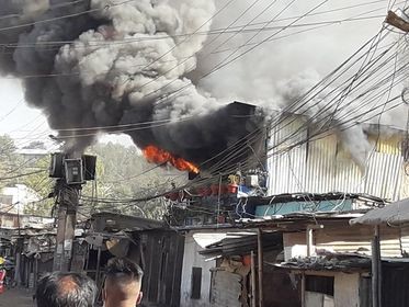 का. म. न. पा. ३१ जाग्रिती नगरमा आगलागी