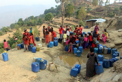 दलित बस्तीमा खानेपानीको हाहाकार