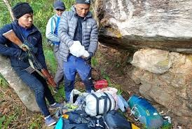 चन्द समूहका कार्यकर्ताले लुकाएर राखेको विस्फोटक पदार्थ  बरामद