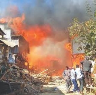आगलागी आउन सकेन नियन्त्रणमा 