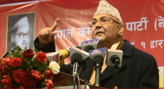 'कहिले पनि सूर्य चिन्हमै चुनाव नलडेकालाई सूर्य किन चाहियो ?’- प्रधानमन्त्री ओली