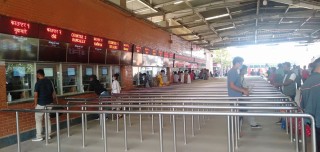 नयाँबसपार्कमा ‘क्युआर कोड’ मार्फत बस टिकटको भुक्तानी