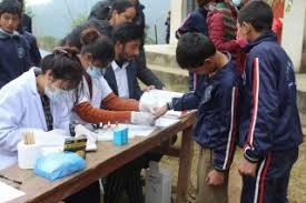 विद्यार्थीको रक्त समूह पहिचान गर्न नगरपालिकाको अभियान