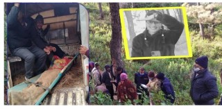 मृत्यु भएको १७ औंँ दिनमा भागरथीको अन्तिम संस्कार गरिँदै