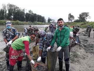 महाशिवरात्रिअघि पछिका शनिबारको वाग्मती सफाइ पशुपति क्षेत्र केन्द्रित