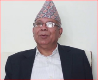 माधव नेपाल भन्छन् - राष्ट्रीय सभामा हाम्रो उमेद्वार डा खिमलाल देवकोटा