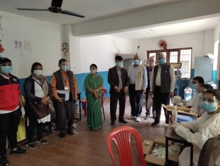 काठमाडौं महानगर ३१ वडामा ६४९९ जनाले लगाए कोभिड विरुद्धको खोप