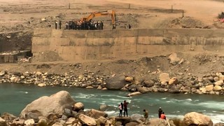 दार्चुलामा भारतले सडक बनाउँदा नेपालतिरको बाटोमा क्षति