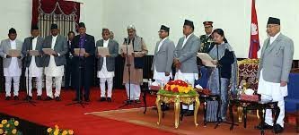 नवनियुक्त मन्त्रीहरुको सपथ
