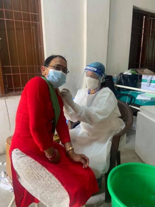 पर्सामा लक्ष्यको ३७ प्रतिशत ज्येष्ठ नागरिकले लगाए कोरोनाविरुद्धको खोप