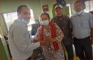 निलुद्वारा महेन्द्र बौद्द माविमा १,२५,५५५/- रुपयाँको अक्षयकोष स्थापना 
