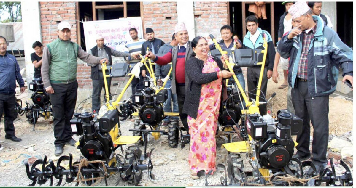 किसानका लागि मिनी टिलर किन्दा साढे ४३ लाख अनियमितता