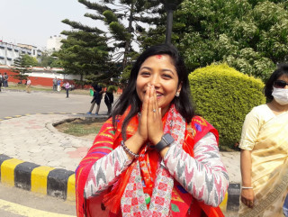 काठमाडौं महानगरमा सुनिता डंगोलको फराकिलो अग्रता  