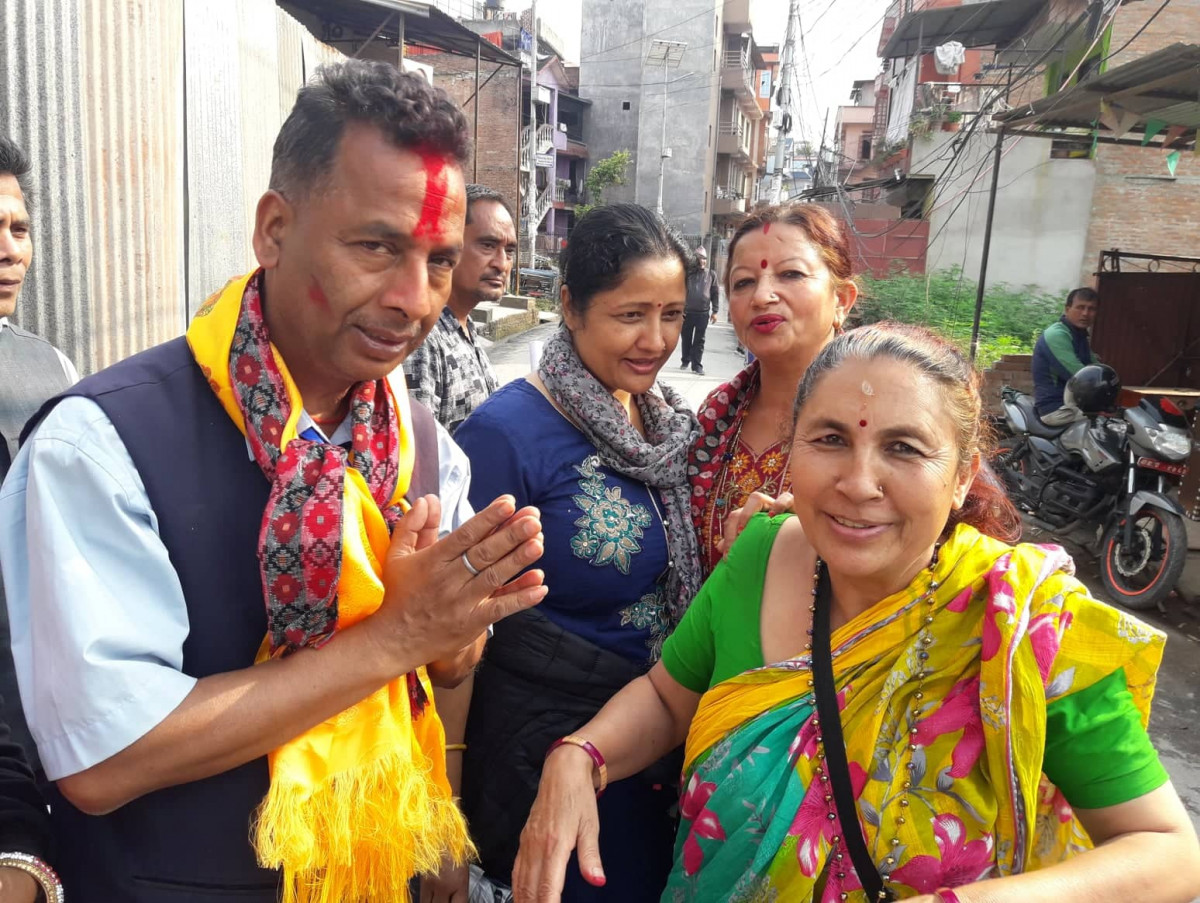 काठमाडौं ३१ मा एमाले उमेदवार सरोज ढकाललाई फराकिलो अग्रता