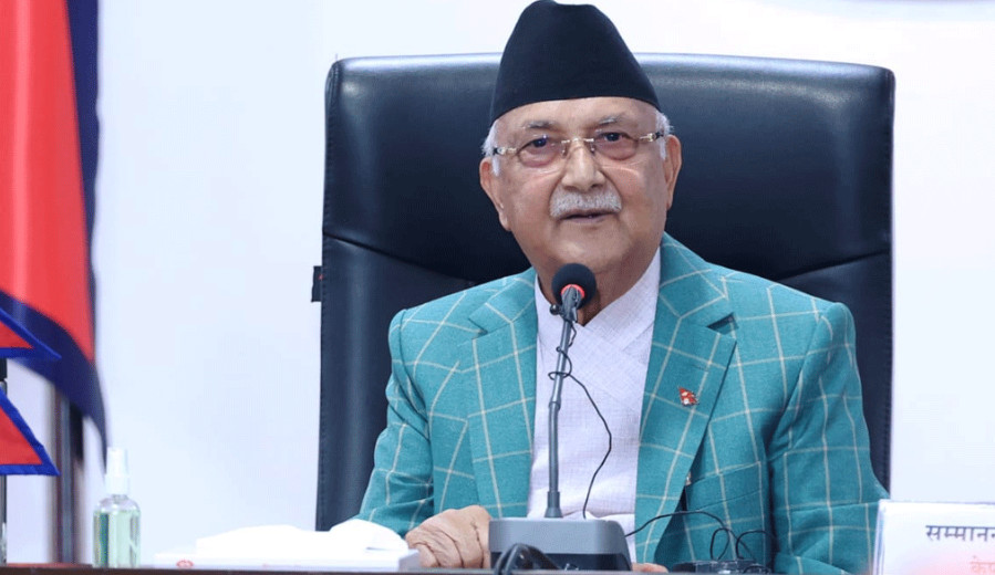 सहकारीसम्बन्धी संसदीय छानबिन समितिले प्रधानमन्त्री ओलीसँग छलफल गर्दै