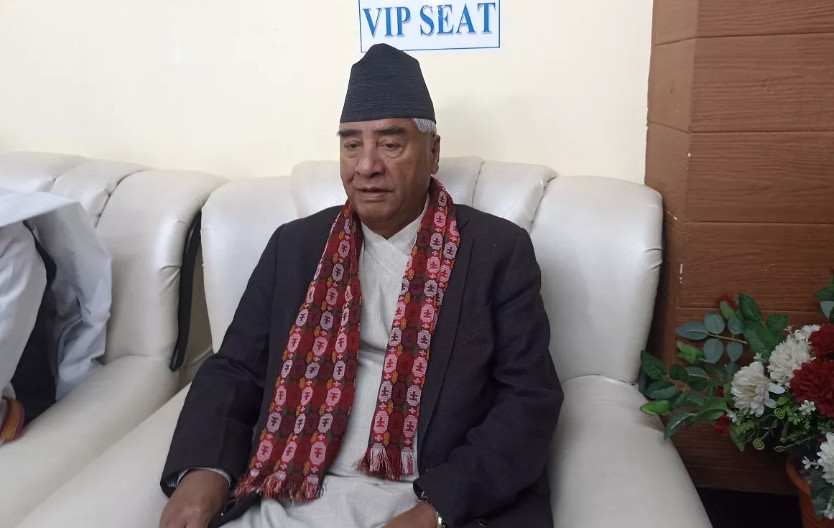 बिआरआईमा ऋण लिनुको साटो अनुदान लिनुपर्छ : सभापति देउवा
