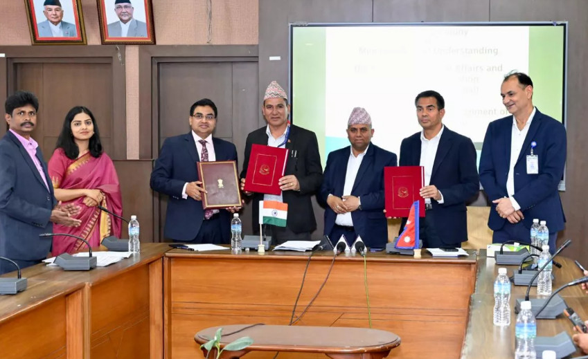 भारत सरकारको सहयोगमा निर्माण हुने १० परियोजनाको समझदारी पत्रमा हस्ताक्षर