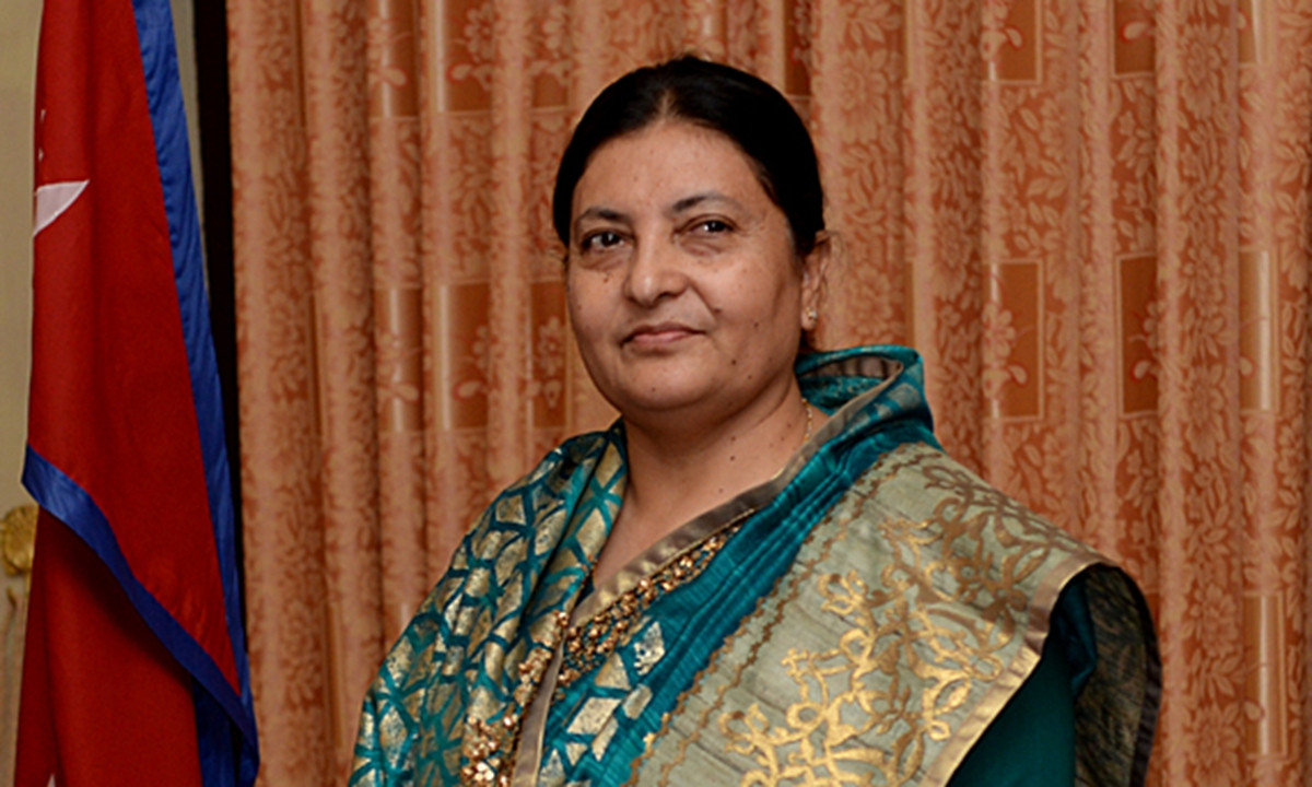 आज विशेष पत्रकार सम्मेलन गर्दै पूर्वराष्ट्रपति भण्डारी