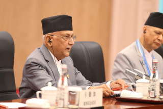 चीन भ्रमण सकेर फर्किए प्रधानमन्त्री ओली