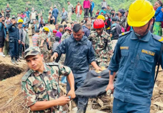रोल्पा पहिरो : ५ जनाको मृत्यु, ८ जना बेपत्ता, उद्धार कार्य तीब्र
