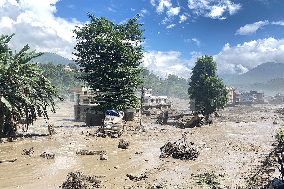 भोटेकोशीमा पानीको सतह फेरि बढ्यो, सतर्कता अपनाउन आग्रह