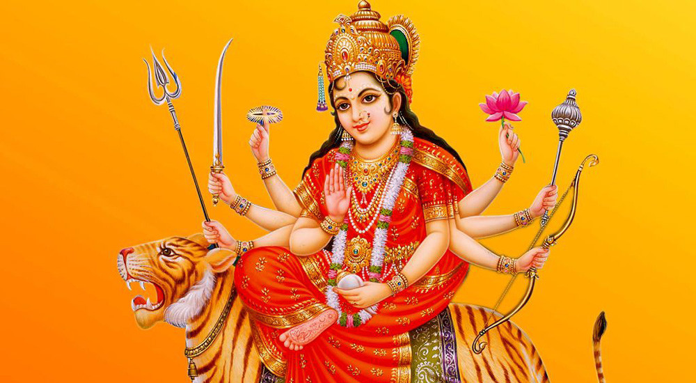 नवरात्रको तेस्रो दिनः चन्द्रघण्टा देवीको विशेष पूजा आराधना गरिँदै